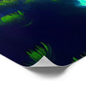 魔法の沼のオーラの黄金の木 ポスター (角)