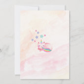 魔法の泡パーティー誕生日招待状 招待状 (裏面)