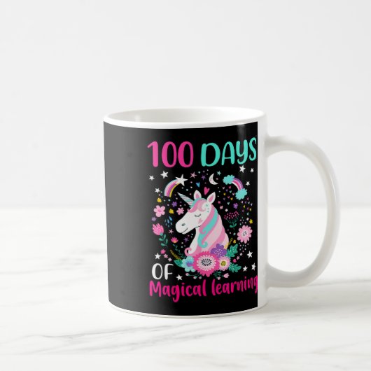 魔法の浮いた学ユニコーン00thの00日 コーヒーマグカップ (右)
