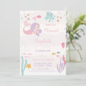 魔法の海の下で女の子のためのパーティの招待状 招待状 (スタンド正面)