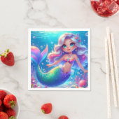 魔法の海底プリンセスマーメイド スタンダードカクテルナプキン (インサイチュ)