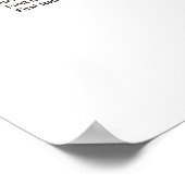 魔法の海軍と金ゴールドのバラ結婚のシーティングチャート ポスター (角)