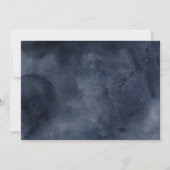 魔法の海軍フローラ水カラー結婚金ゴールド セーブザデート (裏面)