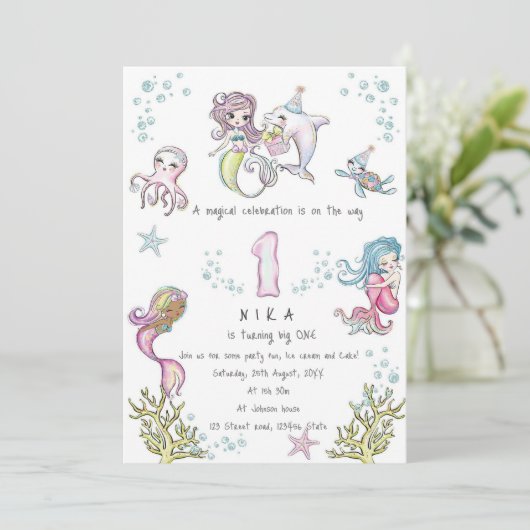 魔法の海辺 招待状 (スタンド正面)