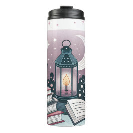 魔法の深夜のク読ラブ・ランタン・ブックスタック タンブラー