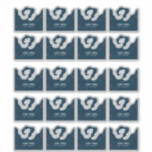 魔法の渦巻きラブスペルラベル シール (正面)