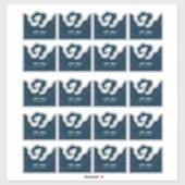 魔法の渦巻きラブスペルラベル シール (シート)