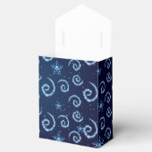 魔法の渦巻き雪片ウィンターパーティーの好意ボックス フェイバーボックス (オープン)