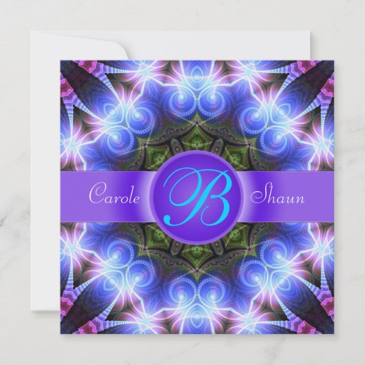 魔法の渦 フラクタルアートの招待状 招待状 (正面)