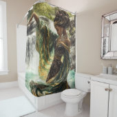 魔法の滝で魅惑の女神 シャワーカーテン (インサイチュ)