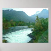 魔法の滝と山のポスター ポスター (正面)
