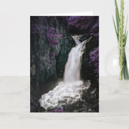 魔法の滝の挨拶状 カード