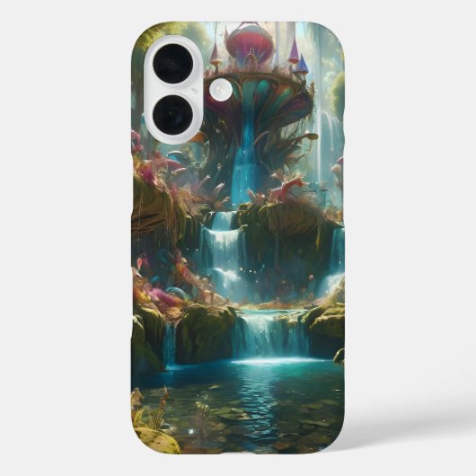 魔法の滝の風景 Case-Mate iPhoneケース (裏面)