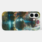 魔法の滝の風景 Case-Mate iPhoneケース (裏面 (横))