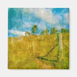 魔法の牧歌的な風景 マグネット