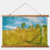 魔法の牧歌的な風景 吊り下げ型タペストリー (正面)