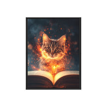 魔法の猫の壁画
