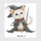 魔法の猫ウィザード/魔女シール シール (シート)