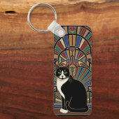 魔法の猫 キーホルダー (正面)