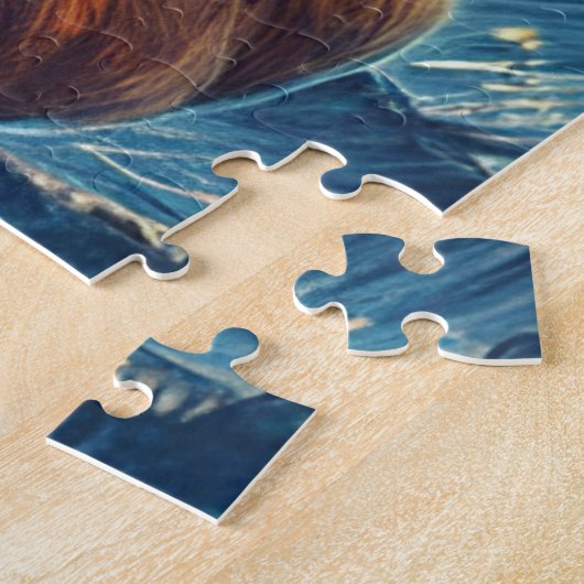 魔法の猫 ジグソーパズル (側面)