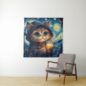 魔法の猫 タペストリー (インサイチュ)