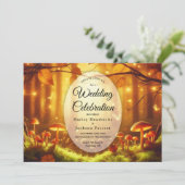 魔法の琥珀の森の結婚童話 招待状 (スタンド正面)