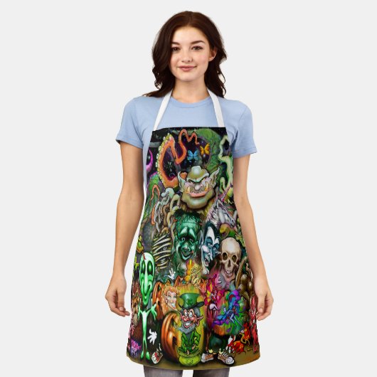 魔法の生き物のエプロン エプロン (着用した状態)