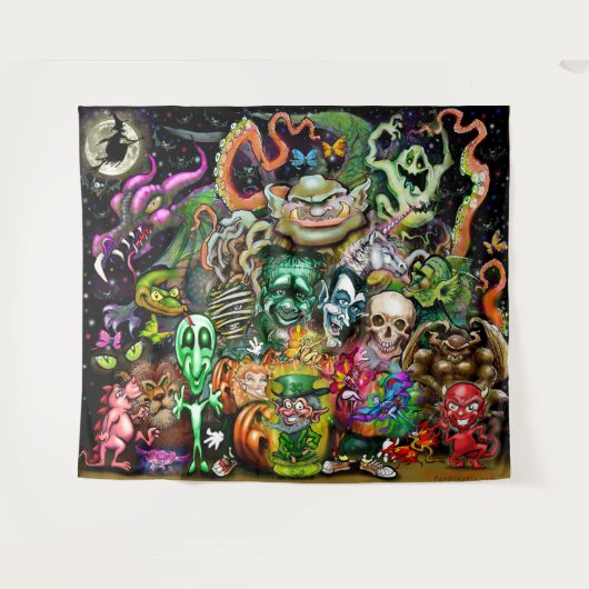 魔法の生き物タペストリー タペストリー (正面(横))