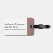 魔法の生き物 ヴィンテージ グラフィック ラゲッジタグ (裏面横)