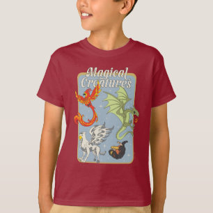 魔法の生き物 ヴィンテージ グラフィック Tシャツ