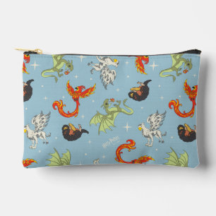 魔法の生き物 ヴィンテージ パターン アクセサリーポーチ