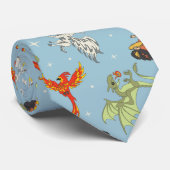 魔法の生き物 ヴィンテージ パターン ネクタイ (ロール)