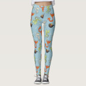 魔法の生き物 ヴィンテージ パターン レギンス (正面)