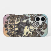 「魔法の生き物」 iPhone 16ケース (裏面横)