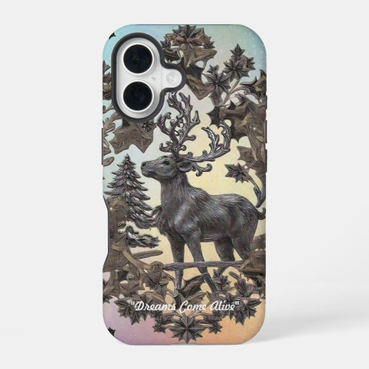 「魔法の生き物」 iPhone 16ケース (裏面)
