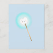 魔法の男の子の歯の妖精の記念の手紙 (裏面)