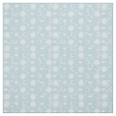 魔法の白い月の星の青い模様 ファブリック (見本)