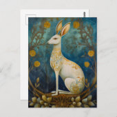 魔法の白ハレはがき ポストカード (正面/裏面)