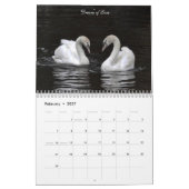 魔法の白鳥2011年 カレンダー (2月 2027)
