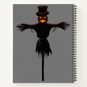 魔法の瞬間パーソナライズされた：ハロウィーン8.5インチx 11インチ ノートブック (裏面)