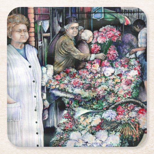 魔法の瞬間 スクエアペーパーコースター (正面)