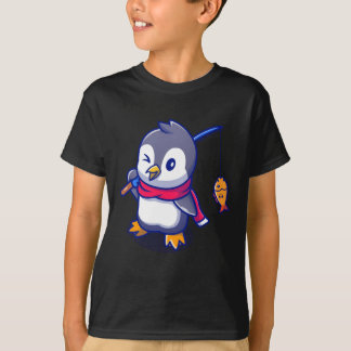 魔法の瞬間: ペンギンが喜びと魔法を広げる Tシャツ