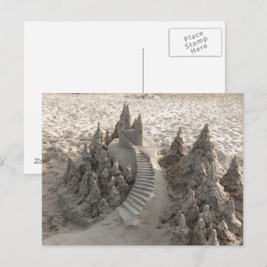 魔法の砂の城 ポストカード (正面/裏面)