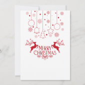 "魔法の祝祭：クリスマスの招待状" 招待状 (裏面)