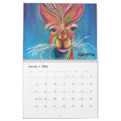 魔法の神秘的なアルパカ暦 カレンダー (1月 2026)