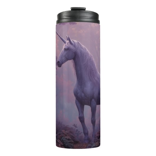 魔法の神秘的なユニコーンで魅惑された森のsplen タンブラー (正面)