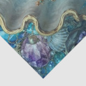 魔法の神秘的な幻想の人魚デコパージュ 薄葉紙 (詳細)