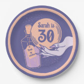 魔法の神秘的な邪悪なハロウィーン紙プレート ペーパープレート (正面)