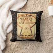 魔法の神秘的な集会 魔法の占い師の目 クッション (ブランケット)