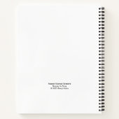 魔法の神秘的な鳴鳥がその歌を歌う ノートブック (裏面)